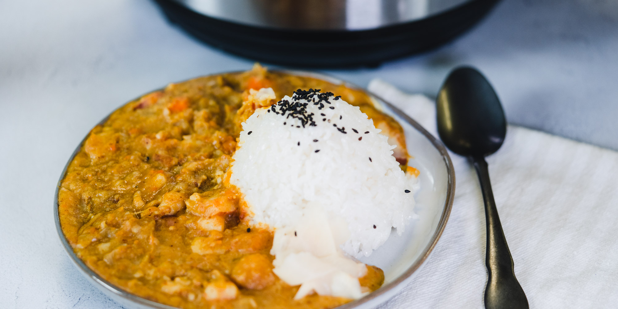 Instant Pot Vegetarian Japanese Curry Chow with Jao